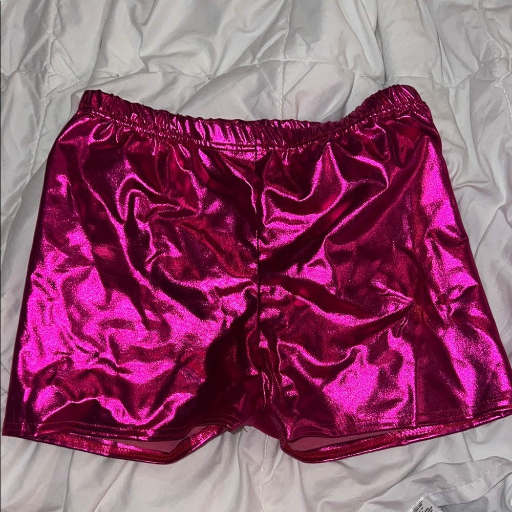 Shiny Pink Shorts